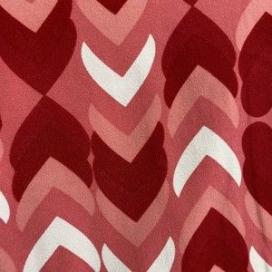 Lularoe TC Women's Leggings Soft Pants Tall Curvy Red White Pink Print